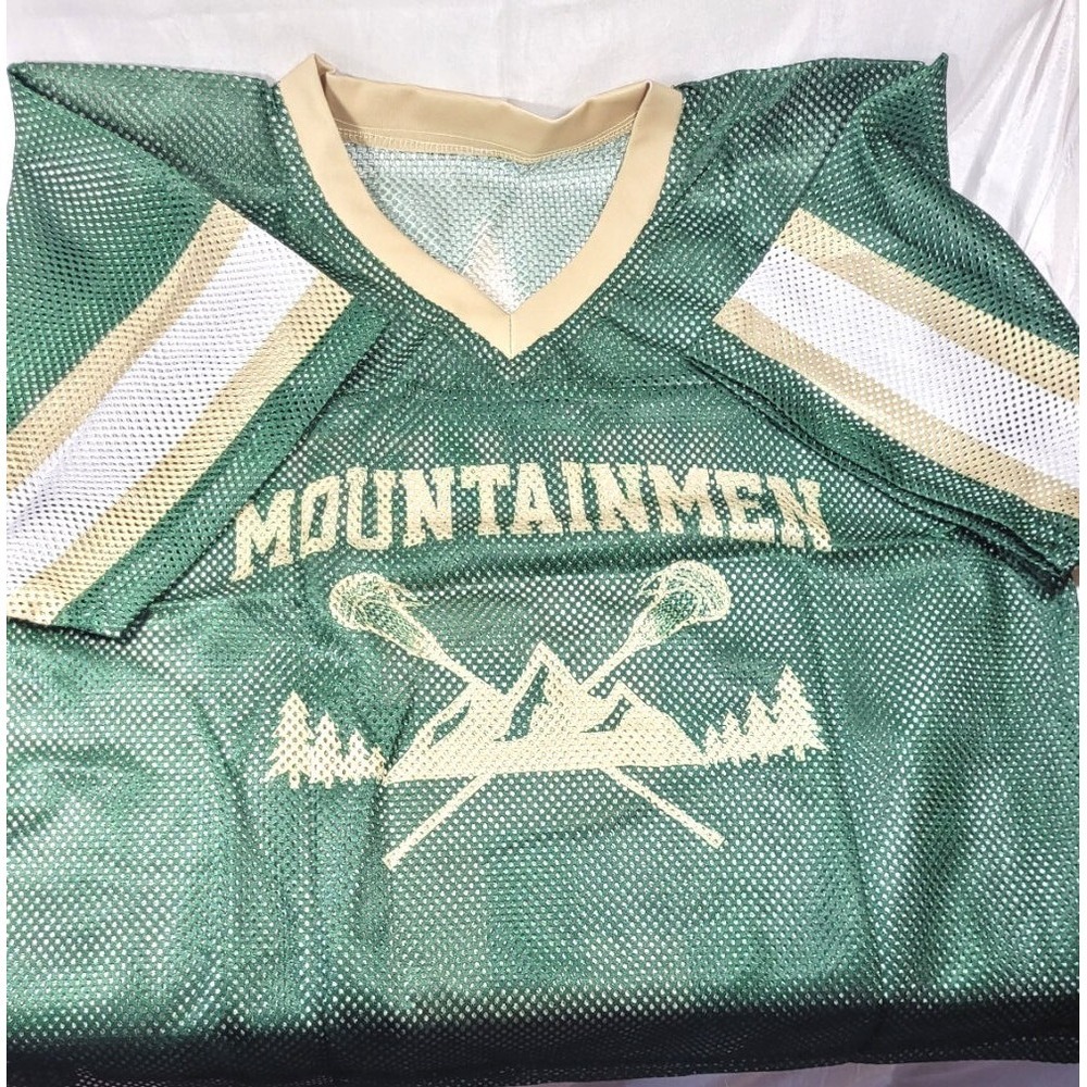 Adirondack MountainMen Lacrosse Jersey Shirt - Miller #5 - Green - Medium